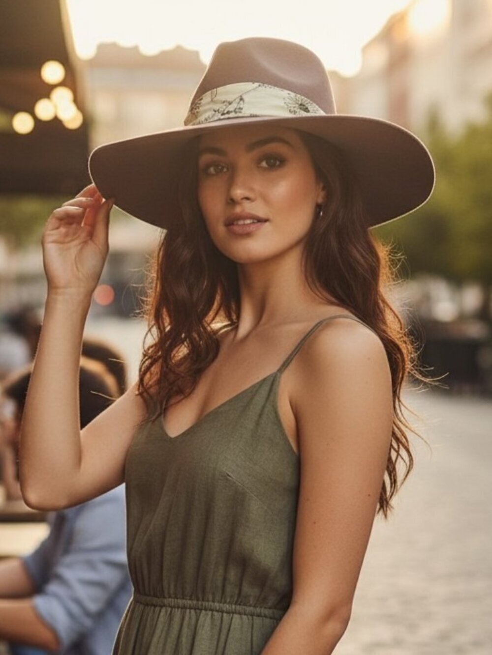 Anthropologie Wyeth Hat Rancher Cowgirl Boho Women's 100% Wool One Size NWT